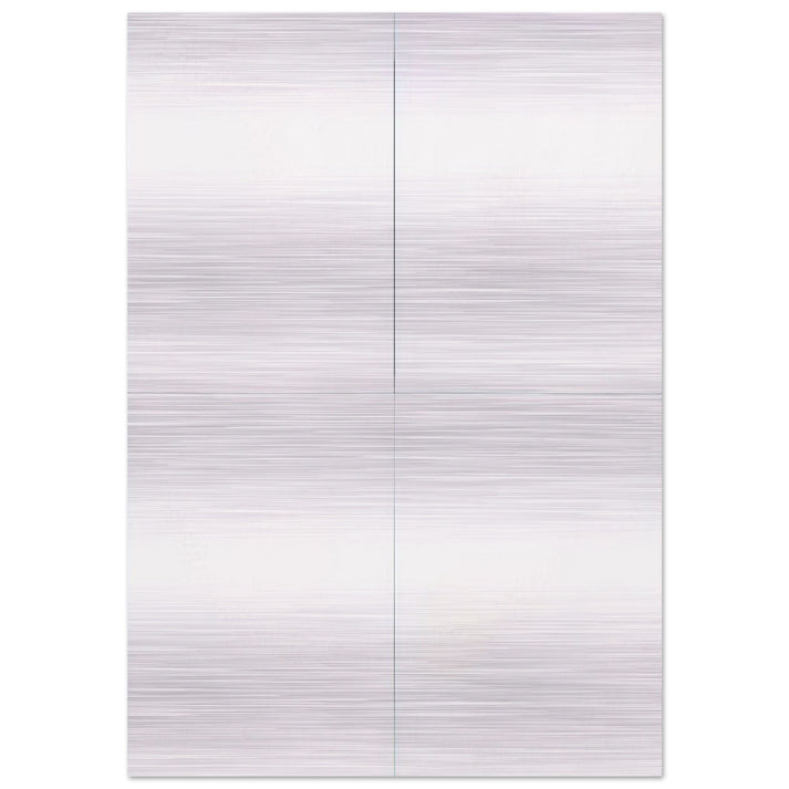 WHITE PAINTING FOUR PANEL 1951 - Robert Rauschenberg Brushed Aluminum Print - 70x100 cm / 28x40 inches | Robert Rauschenberg Aluminum Print | Robert Rauschenberg Prints