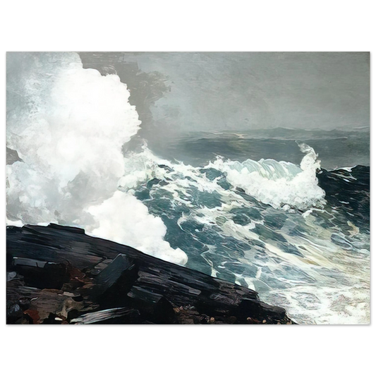 Winslow Homer - NORTHEASTER Fine Art Poster - Default Title