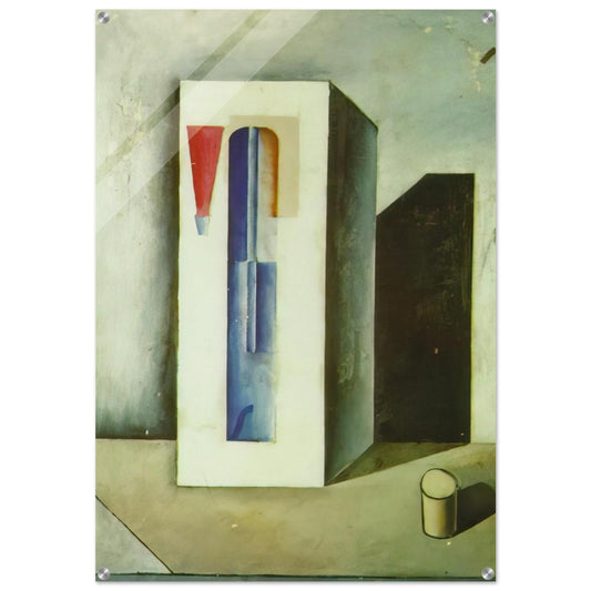 SIPHON AND SMALL BOTTLE OF RUM - Salvador Dali Acrylic Print - 70x100 cm / 28x40″ inches | Salvador Dali Wall Art | Salvador Dali Prints