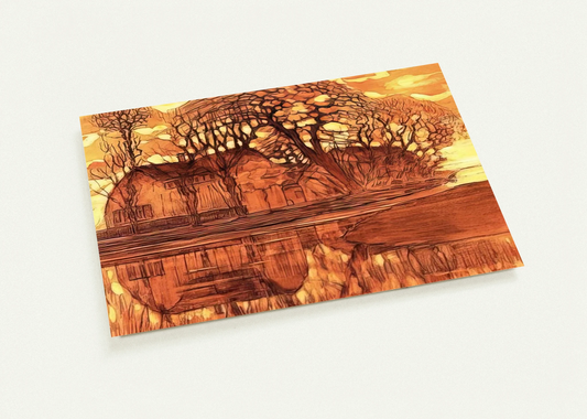 Farm at Duivendrecht By Piet Mondrian Pack of 10 Post Cards | Piet Mondrian Post Cards | A6 (10.5 x 14.8 cm) - 4.1 x 5.8 inches