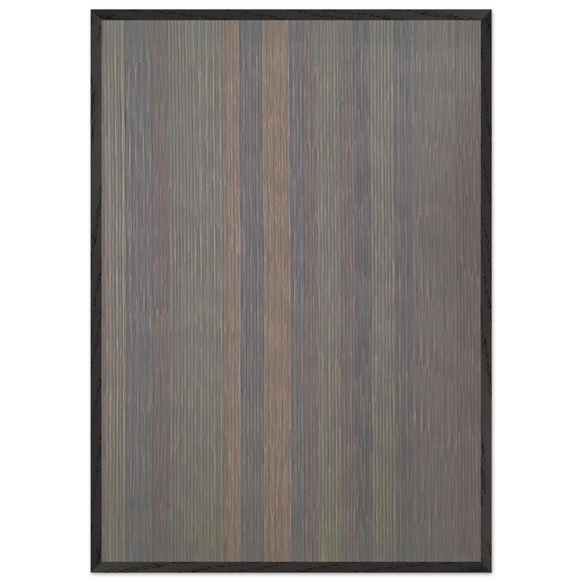 Pocahontas - 1978 - Gene Davis Framed Art Print – Black Wooden Frame - Default Title - -Framed Art Print