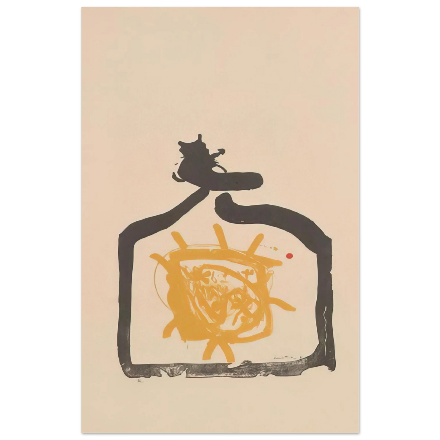 Helen Frankenthaler - May 26th Backwards - 1961 Wall art - 20x25 cm / 8x10 inches - Premium Wooden Framed Poster With Fine Art Paper - White frame