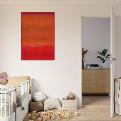 Ochre and Red on Red - 1957 - Mark Rothko Brushed Aluminum Print - 70x100 cm / 28x40 inches | Mark Rothko Aluminum Print | Mark Rothko Prints