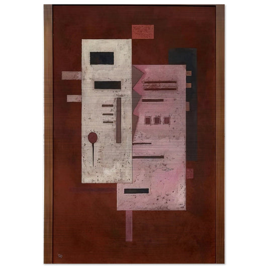 SOFT ROUGHNESS 1933 - Wassily Kandinsky Brushed Aluminum Print - 70x100 cm / 28x40 inches | Wassily Kandinsky Aluminum Print | Wassily Kandinsky Prints