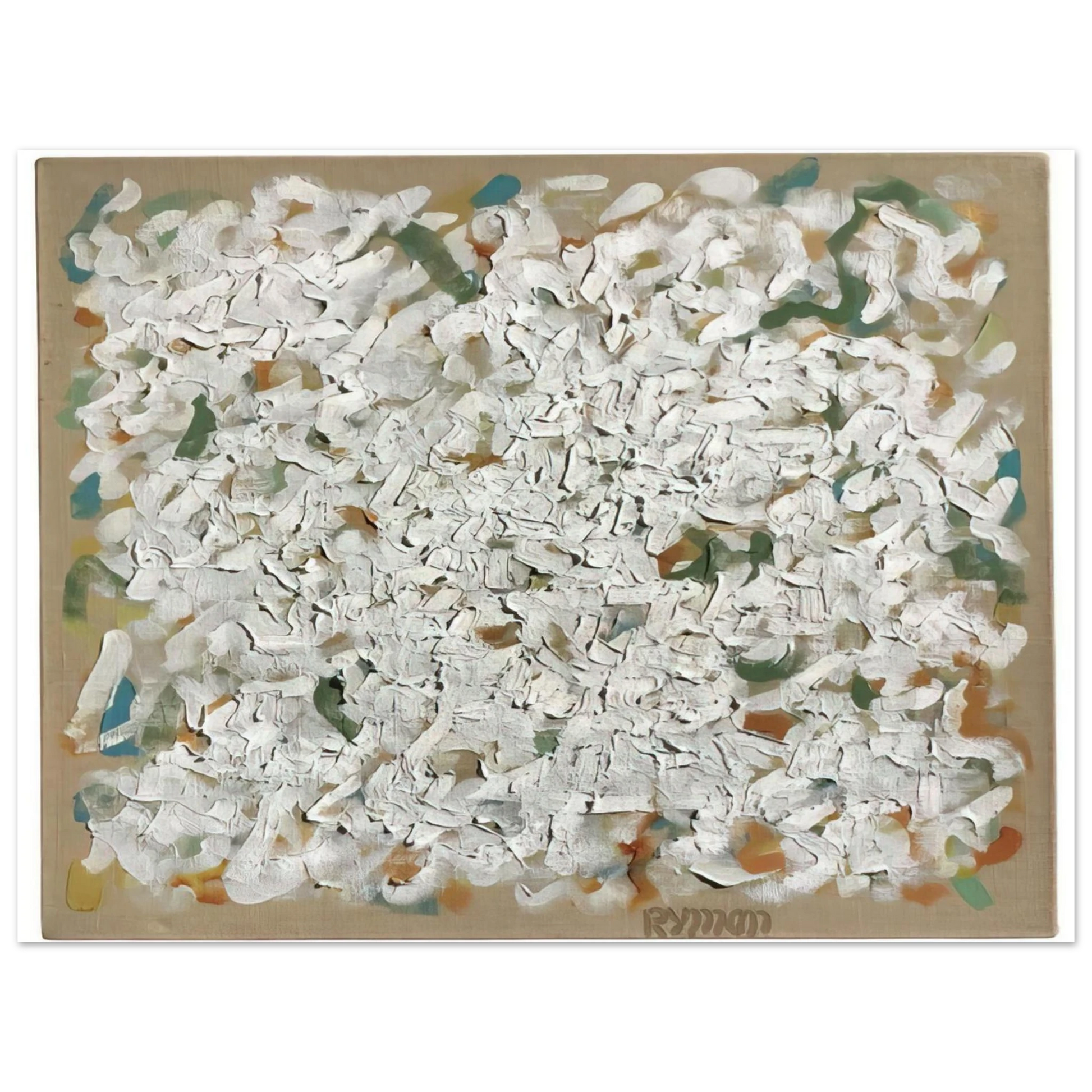 Robert Ryman - Untitled - 1963 Fine Art Poster - Default Title