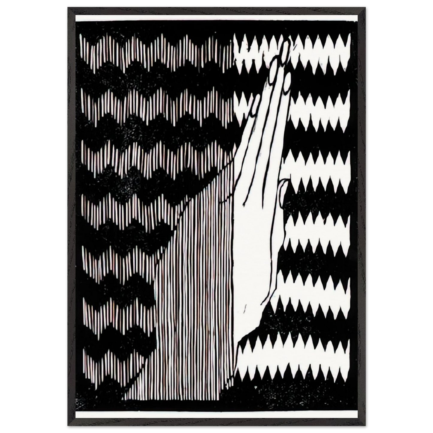 ESCHER 6 - MC Escher Framed Art Print – Black Wooden Frame - Default Title - -Framed Art Print