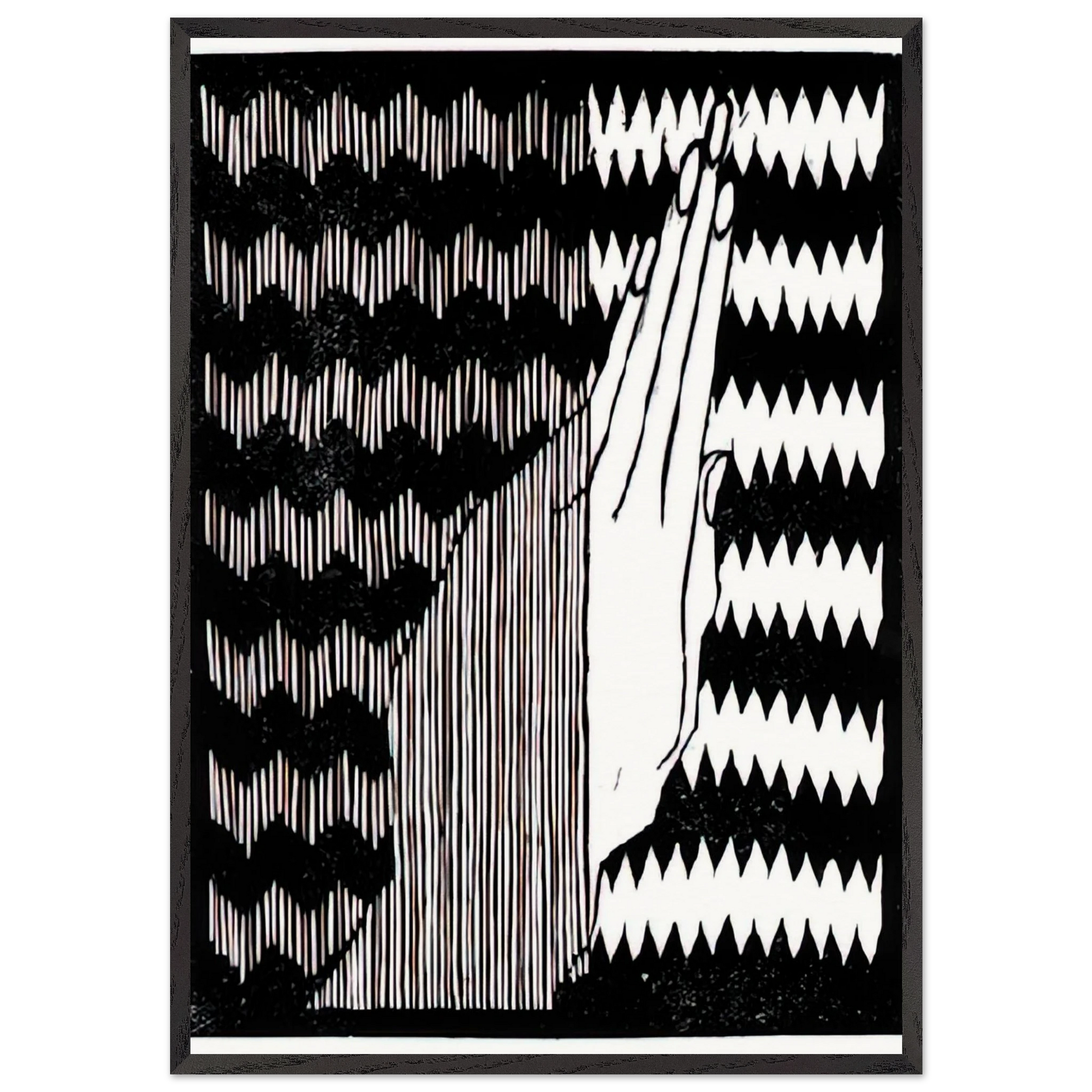 ESCHER 6 - MC Escher Framed Art Print – Black Wooden Frame - Default Title - -Framed Art Print