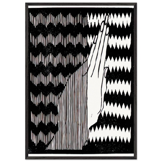 ESCHER 6 - MC Escher Framed Art Print – Black Wooden Frame - Default Title - -Framed Art Print