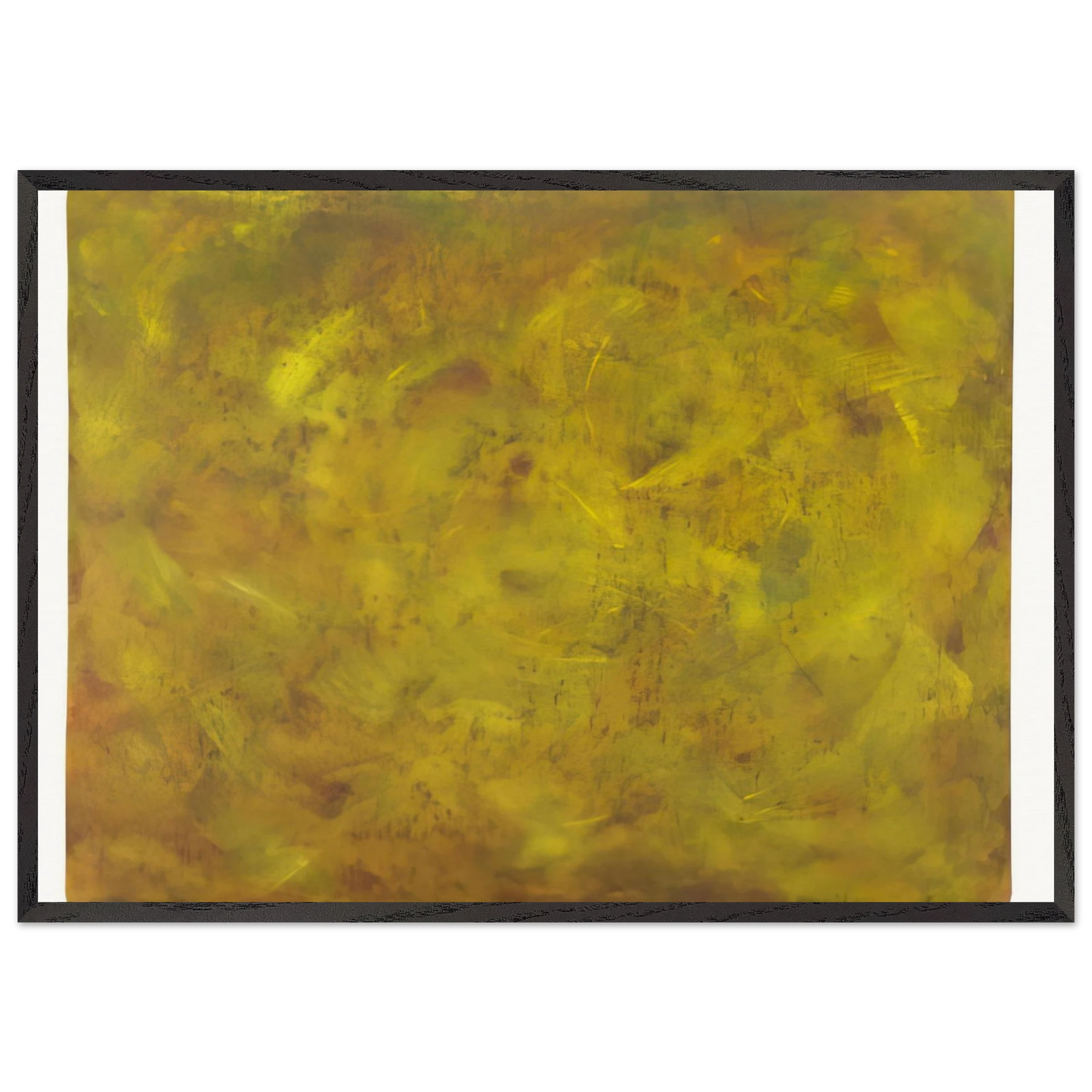 FARBRAUMK RPER 1982 - Gotthard Graubner Framed Art Print – Black Wooden Frame - Default Title - -Framed Art Print