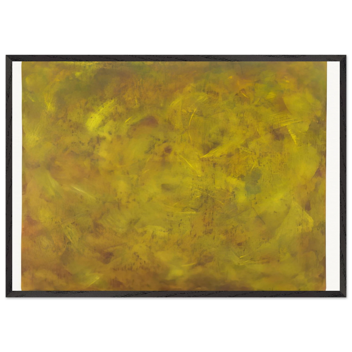 FARBRAUMK RPER 1982 - Gotthard Graubner 70x100 cm / 28x40 inches Framed Art Print – Black Wooden Frame