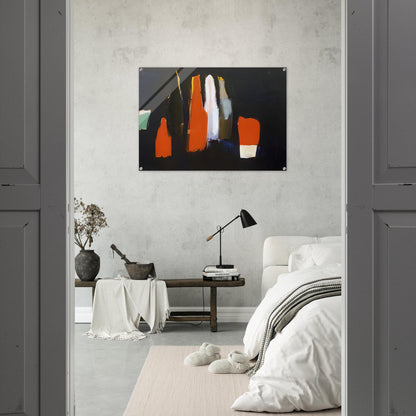 Bouteilles - Art Informel - Nicolas de Stael Acrylic Print - 70x100 cm / 28x40″ inches | Nicolas de Stael Wall Art | Nicolas de Stael Prints