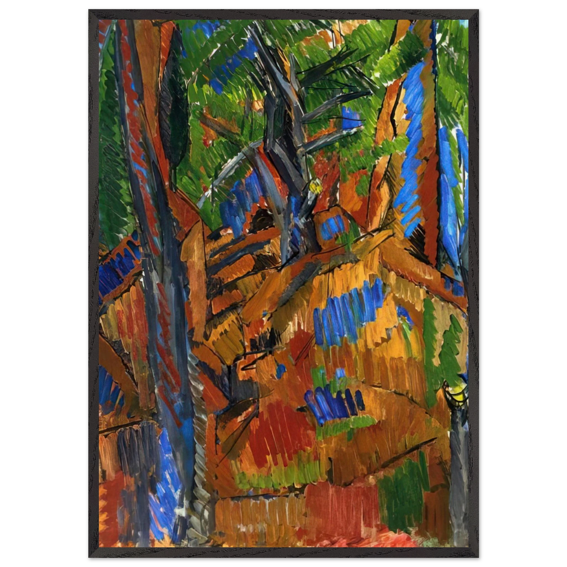 TREES 1913 - Raoul Dufy Framed Art Print – Black Wooden Frame - Default Title - -Framed Art Print