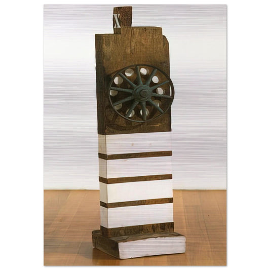 Law - Robert Indiana Brushed Aluminum Print - 70x100 cm / 28x40 inches | Robert Indiana Aluminum Print | Robert Indiana Prints