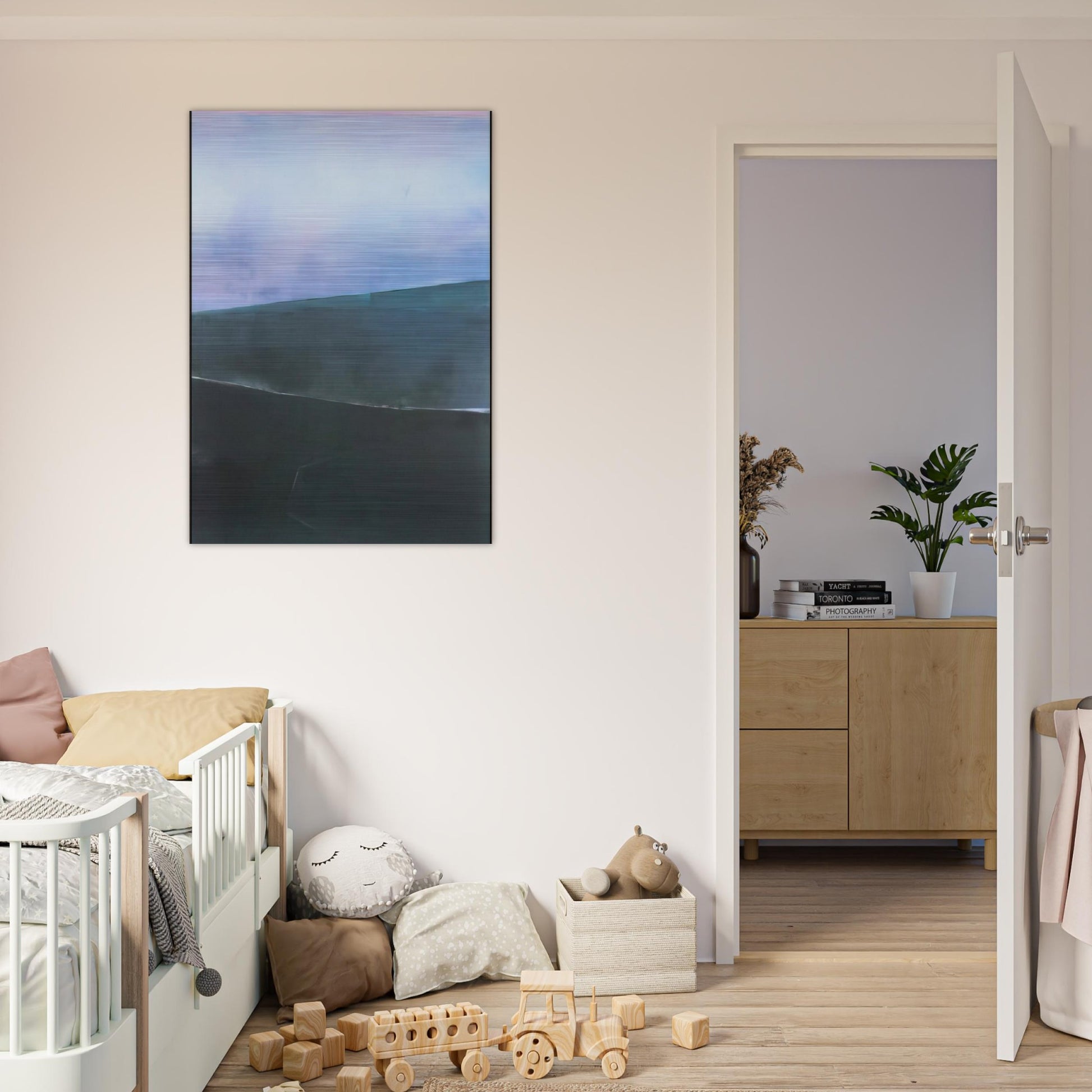 Washington, D.C., October #8, 1964 - 1964 - Edward Corbett Brushed Aluminum Print - 70x100 cm / 28x40 inches | Edward Corbett Aluminum Print | Edward Corbett Prints