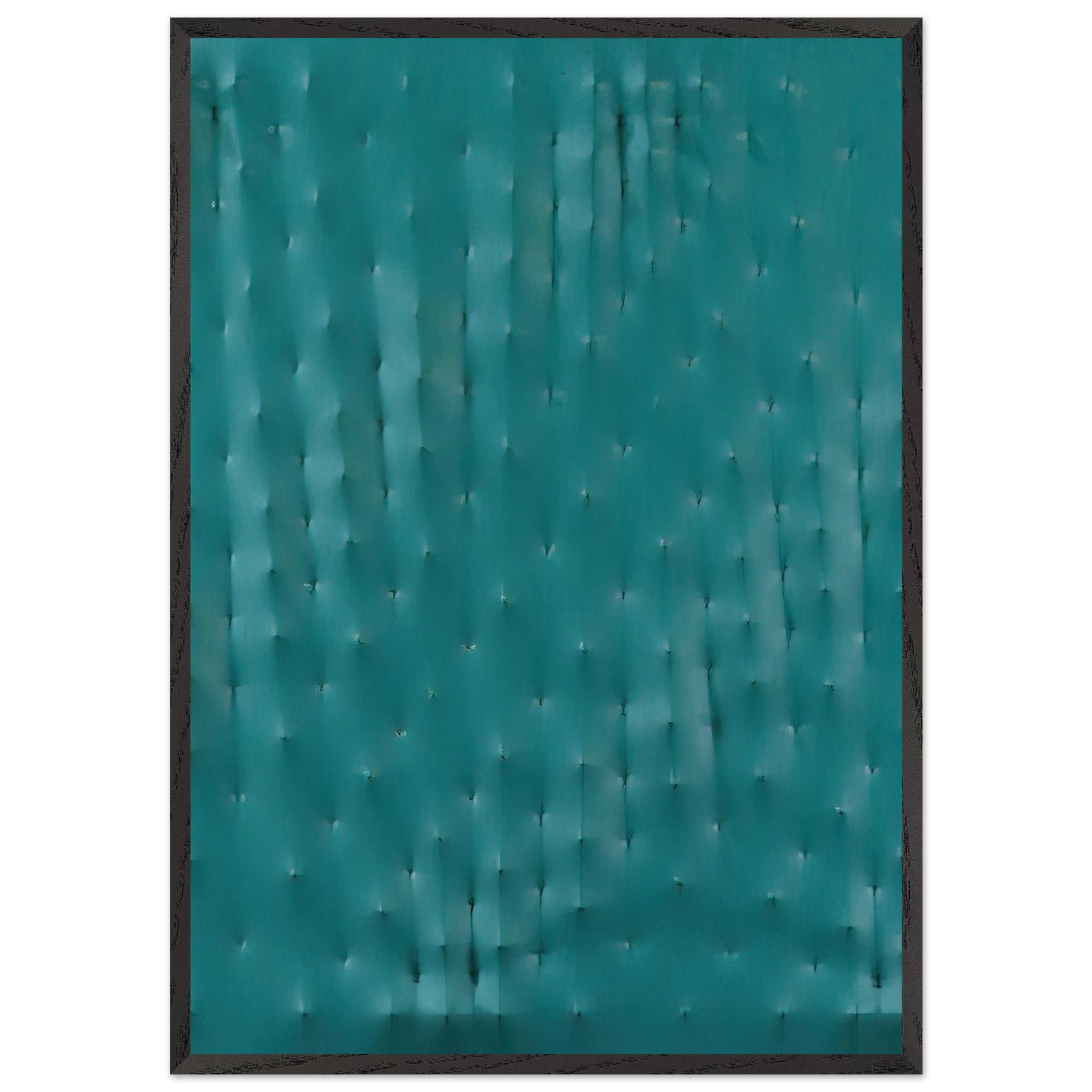 Superficie verde - Spatialism - Enrico Castellani Framed Art Print – Black Wooden Frame - Default Title - -Framed Art Print