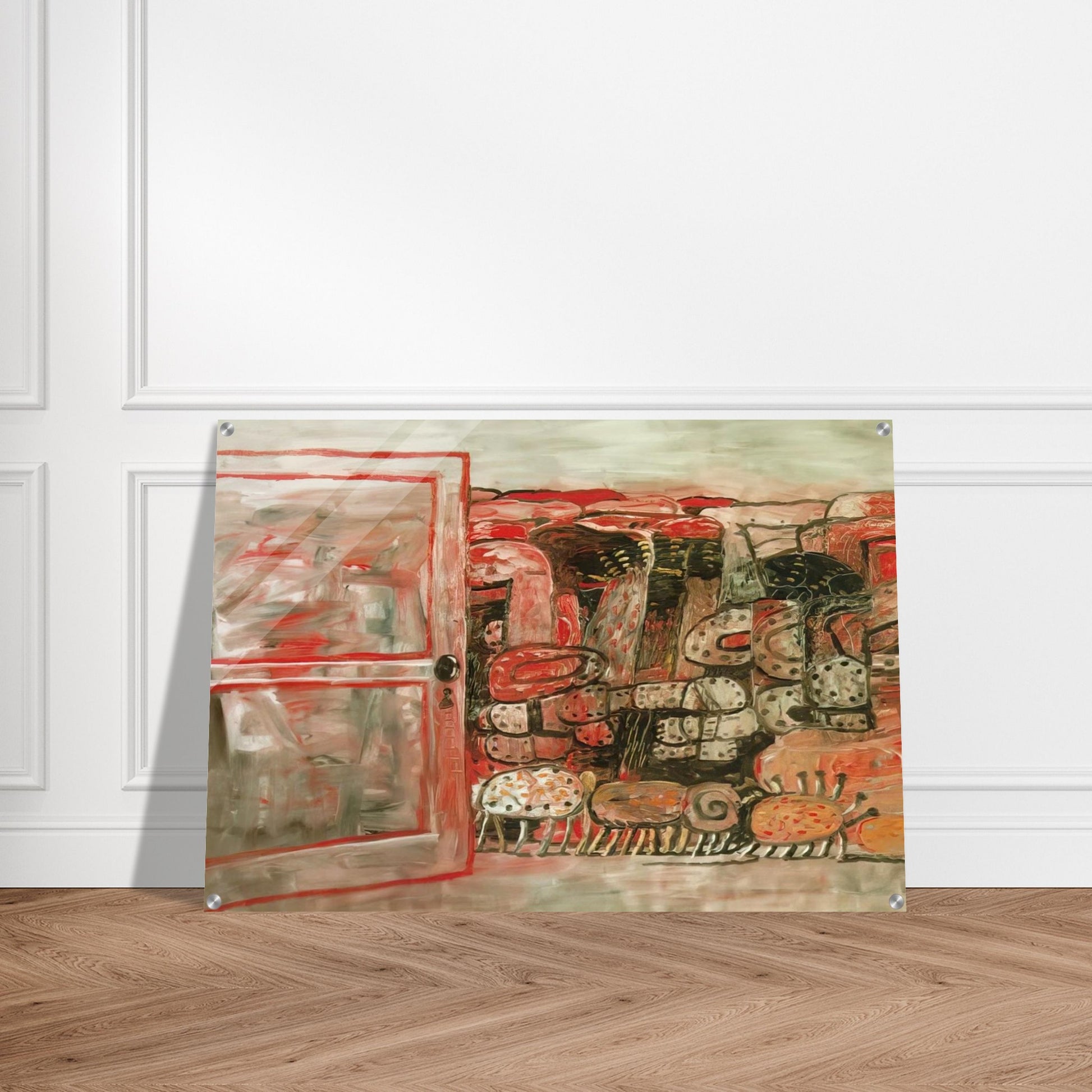 ENTRANCE - Philip Guston Acrylic Print - 70x100 cm / 28x40″ inches