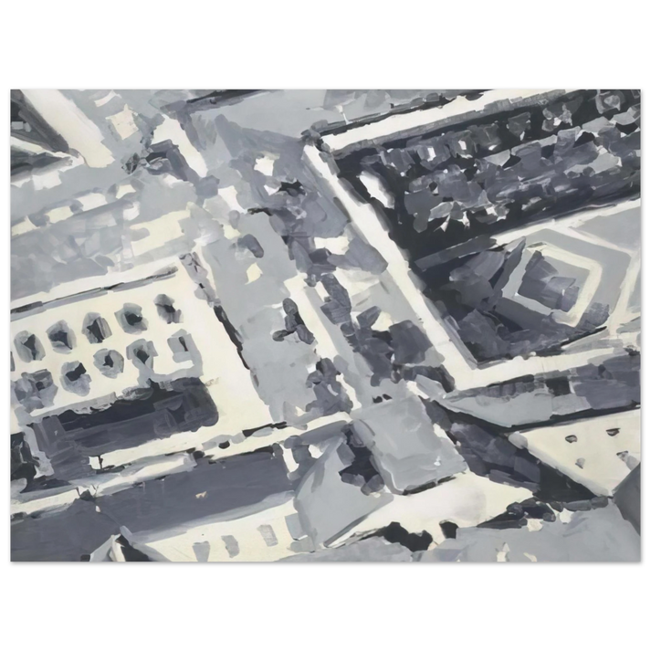 Gerhard Richter - TOWNSCAPE M1 1968  75x100 cm / 30x40inches Fine Art Poster