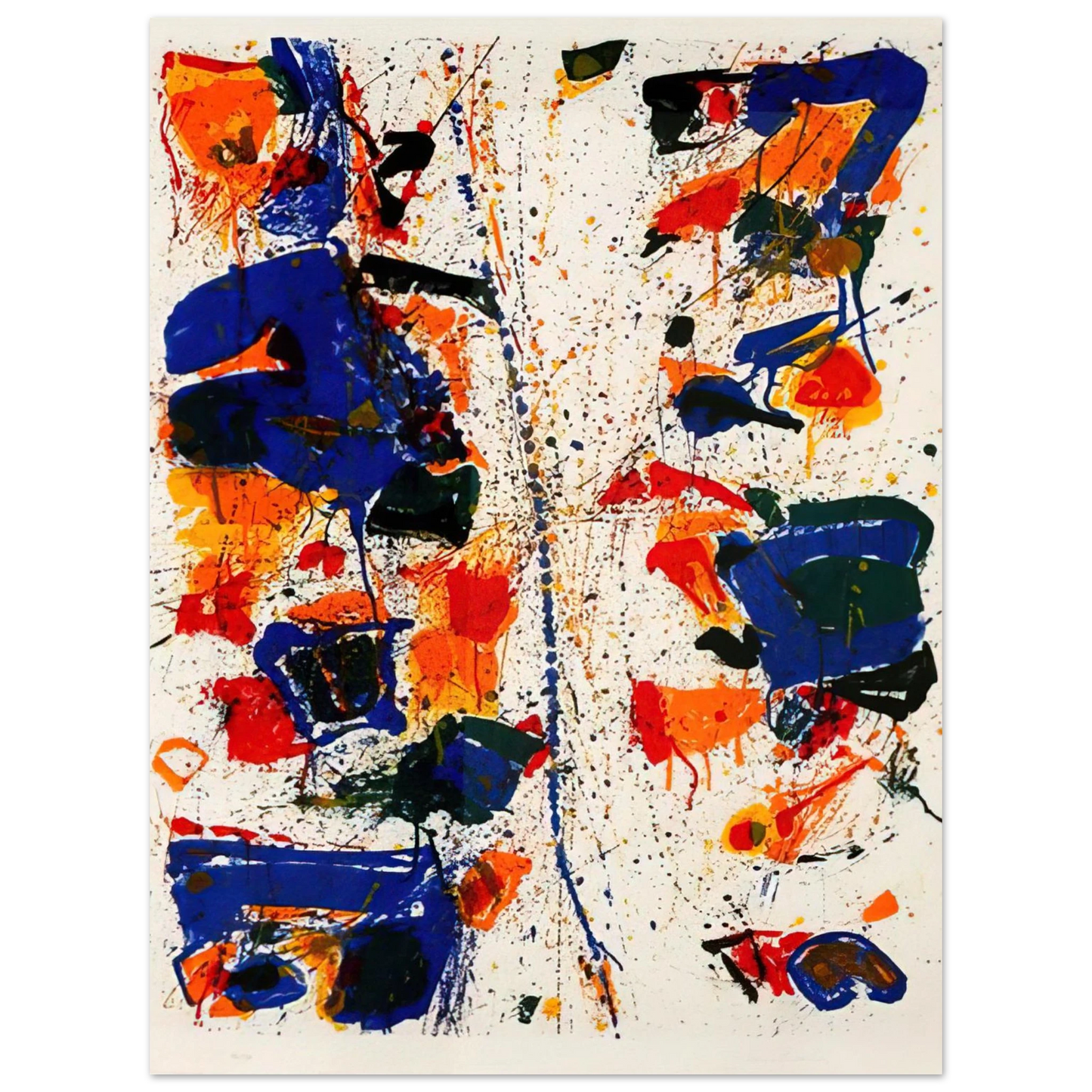 Sam Francis - The White Line Fine Art Poster - Default Title