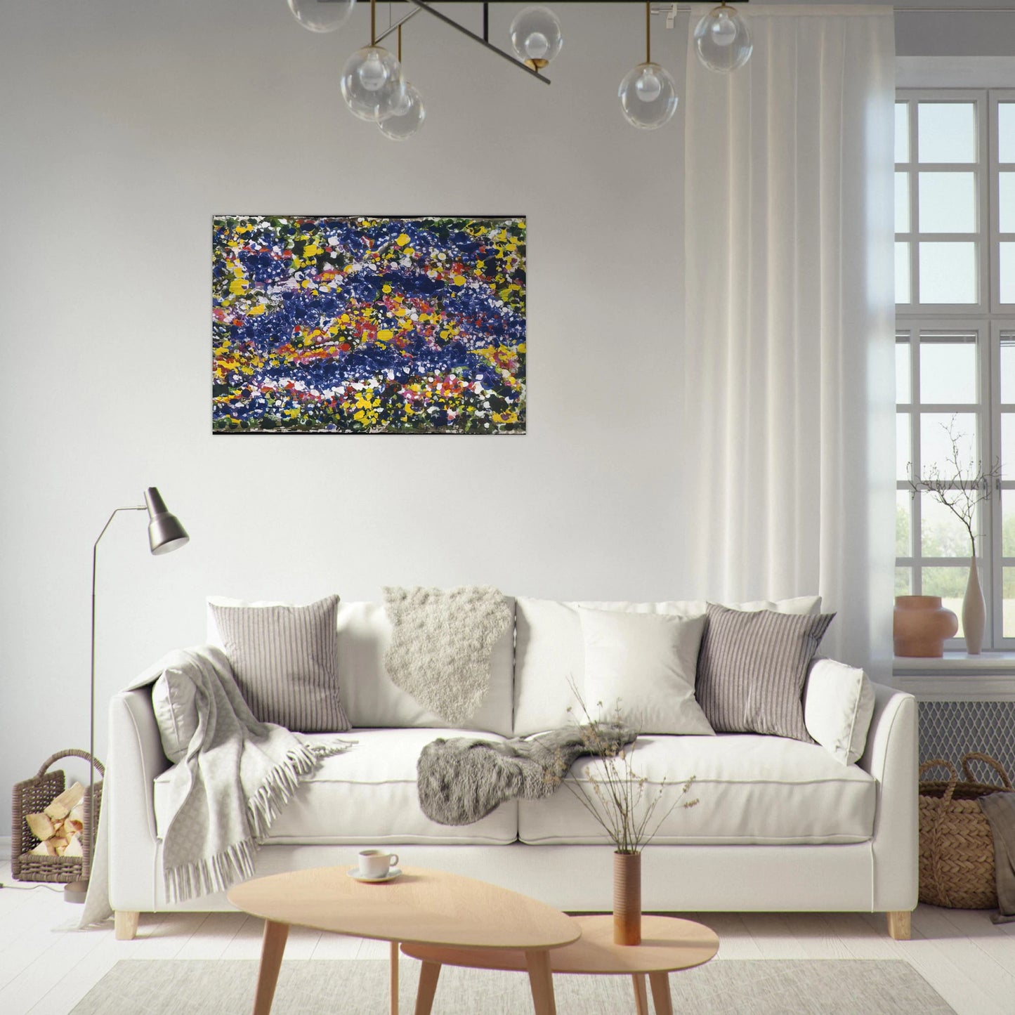 Bird in the Spring - 1992 - Richard Pousette-Dart Brushed Aluminum Print - 70x100 cm / 28x40 inches | Richard Pousette-Dart Aluminum Print | Richard Pousette-Dart Prints