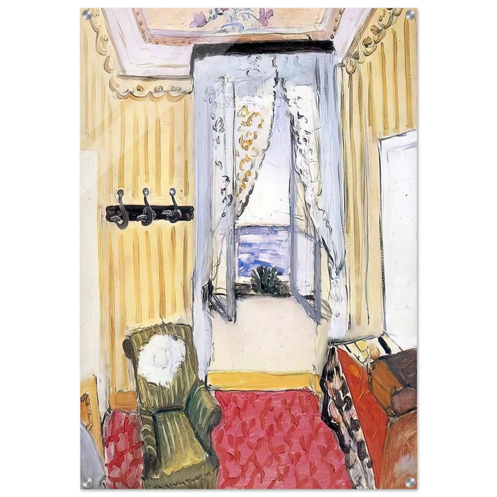 MY ROOM AT THE BEAU RIVAGE 1918 - Henri Matisse Acrylic Print - 70x100 cm / 28x40″ inches | Henri Matisse Wall Art | Henri Matisse Prints