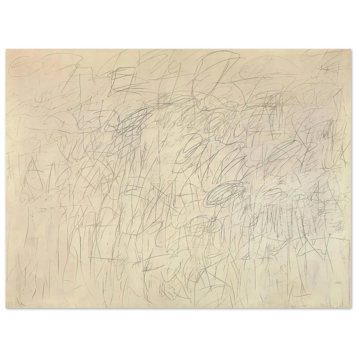 Cy Twombly - Academy  75x100 cm / 30x40inches Fine Art Poster