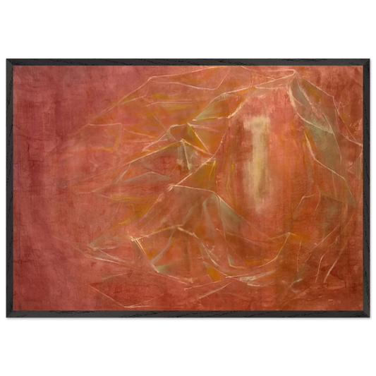 Vessel in a Drift of Diamond Light in the Sky of the Mind - 1944 - Morris Graves Framed Art Print – Black Wooden Frame - Default Title - -Framed Art Print