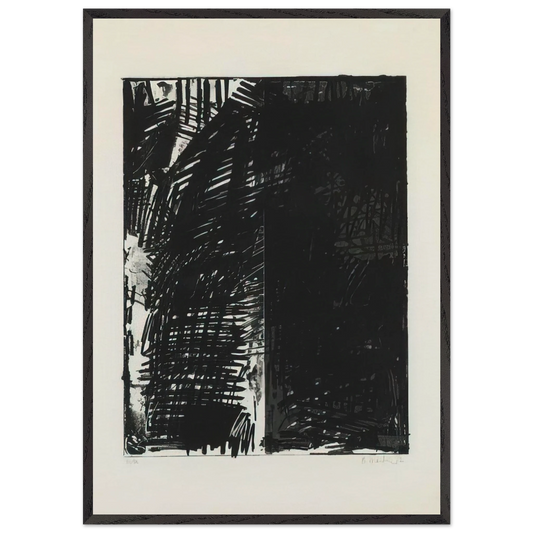 Untitled Press Series - 1972 - Brice Marden Framed Art Print – Black Wooden Frame - Default Title - -Framed Art Print