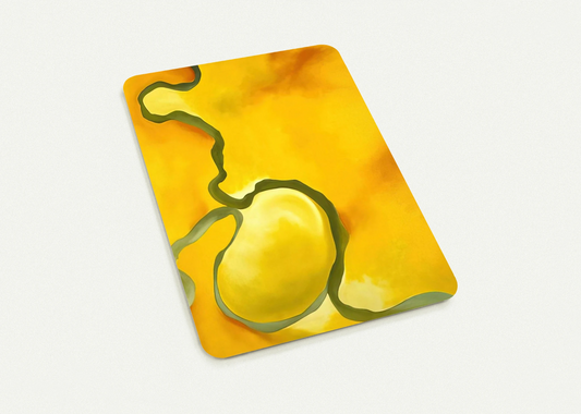 Green, Yellow and Orange By Georgia O'Keeffe Pack of 10 Post Cards | Georgia O'Keeffe Post Cards | A6 (10.5 x 14.8 cm) - 4.1 x 5.8 inches