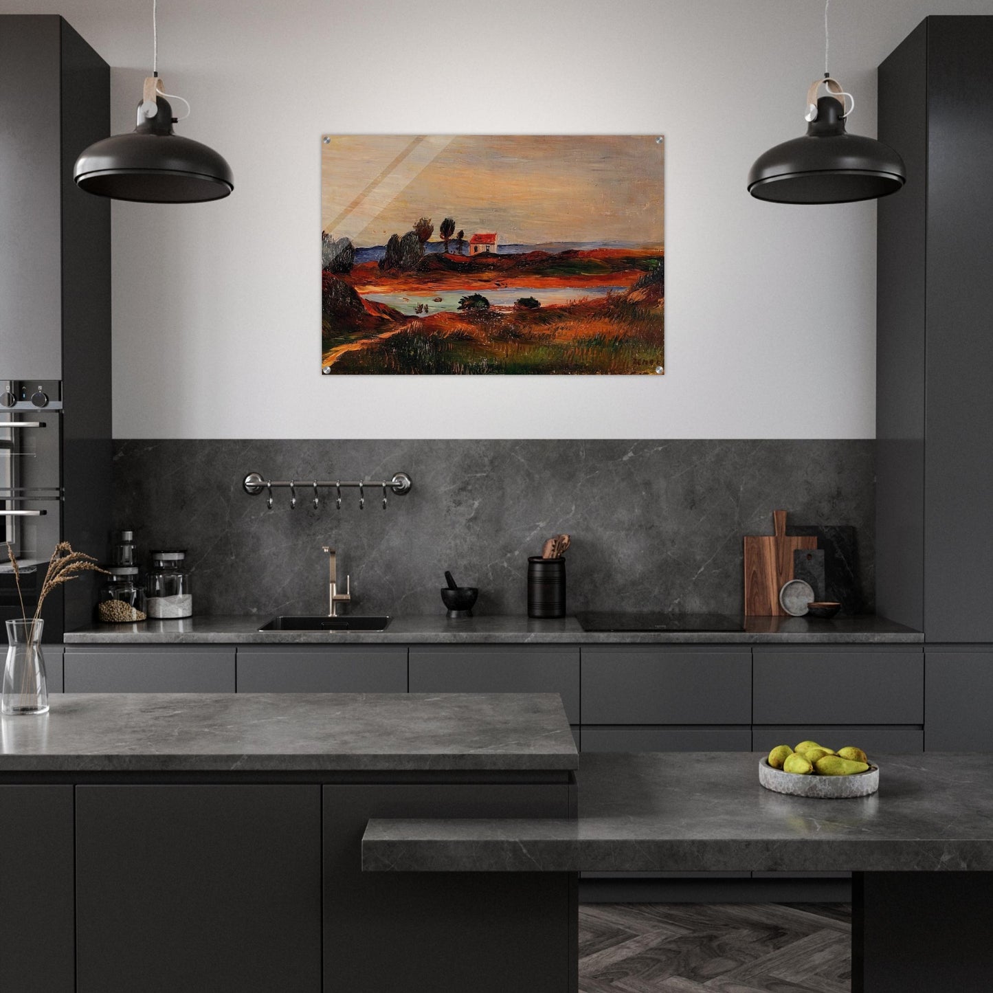 View of Brittany - Pierre-Auguste Renoir Acrylic Print - 70x100 cm / 28x40″ inches