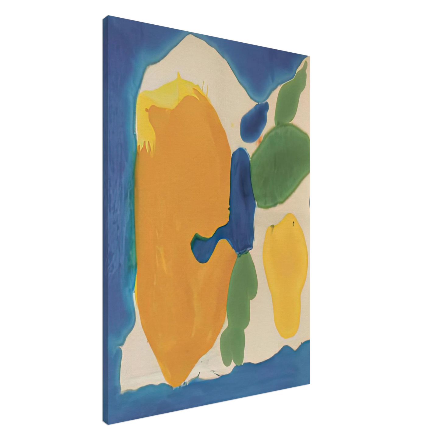 Helen Frankenthaler - Provincetown Window, 1963-64- Wall Art - 21x29.7 cm / 8x12" - Premium Wooden Framed Poster With Fine Art Paper - Wood frame