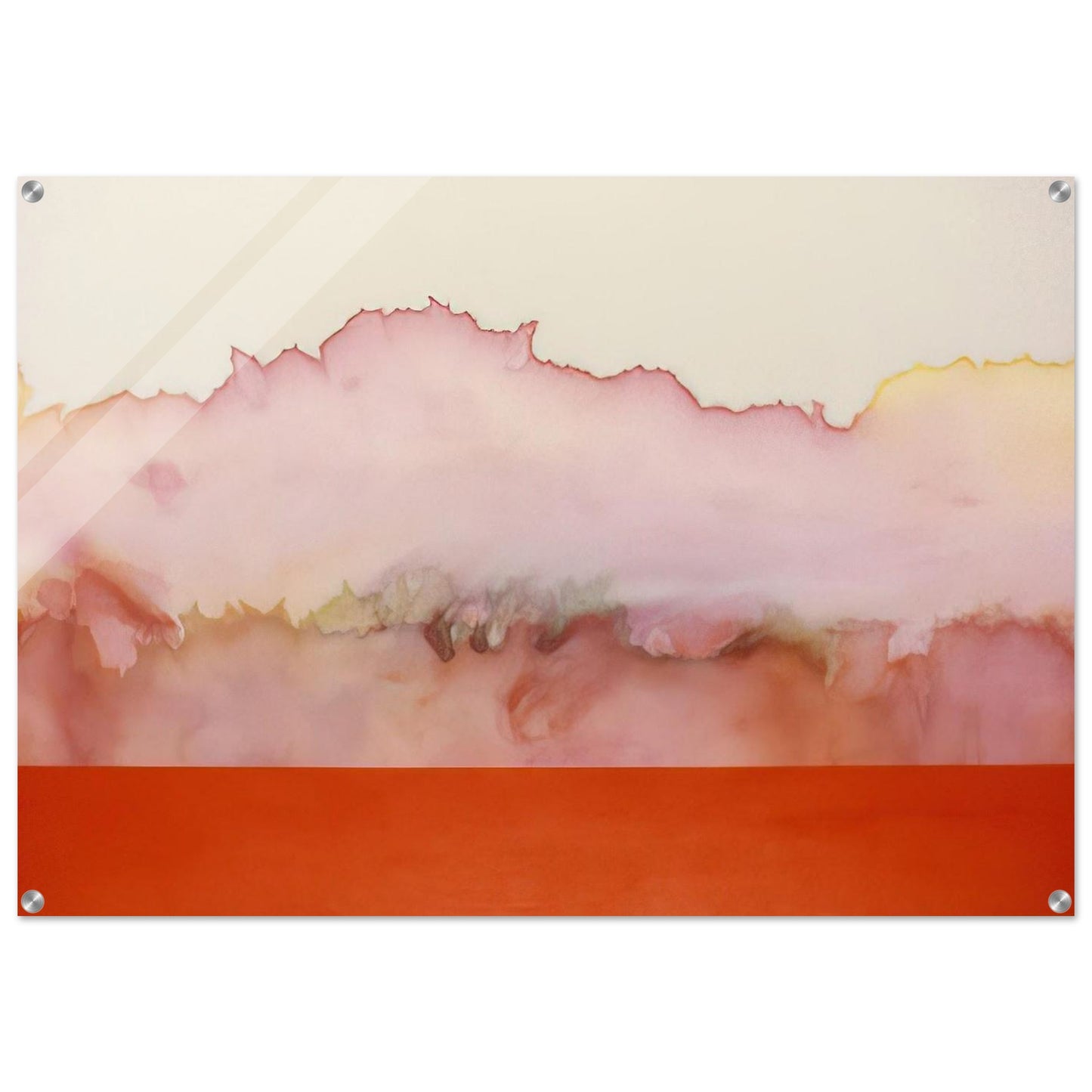 For Helen and Nicole - 1978 - Ronnie Landfield Acrylic Print - 70x100 cm / 28x40″ inches | Ronnie Landfield Wall Art | Ronnie Landfield Prints