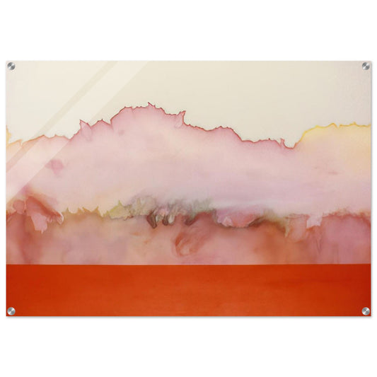 For Helen and Nicole - 1978 - Ronnie Landfield Acrylic Print - 70x100 cm / 28x40″ inches | Ronnie Landfield Wall Art | Ronnie Landfield Prints