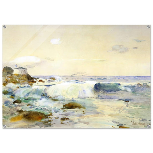 On the Brittany Coast - Childe Hassam Acrylic Print - 70x100 cm / 28x40″ inches | Childe Hassam Wall Art | Childe Hassam Prints