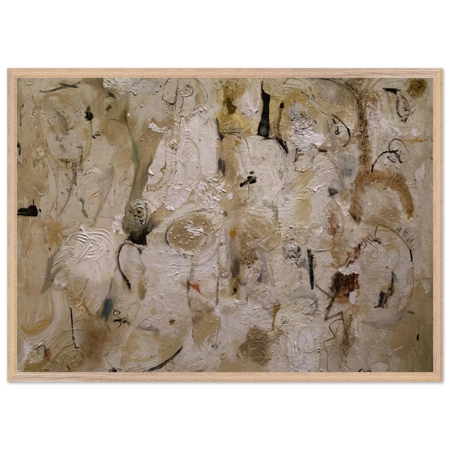 Helen Frankenthaler - Painted on 21st Street - 1951 Wall art - 28x43  cm / XL (11x17 inches) - Fine Art Poster - -