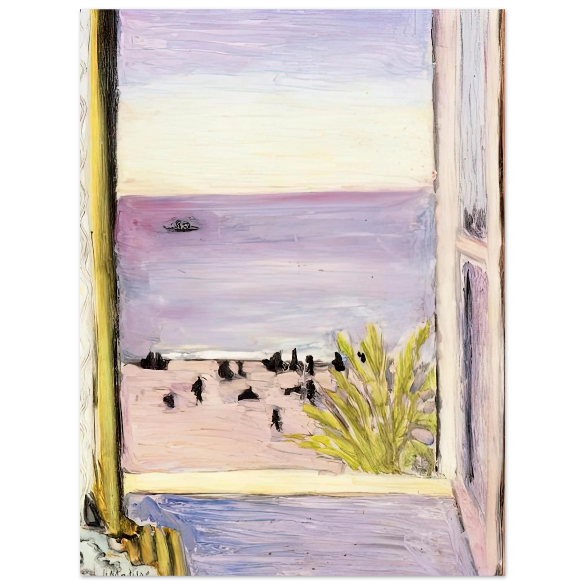 Henri Matisse - THE OPEN WINDOW 1921 Fine Art Poster - Default Title