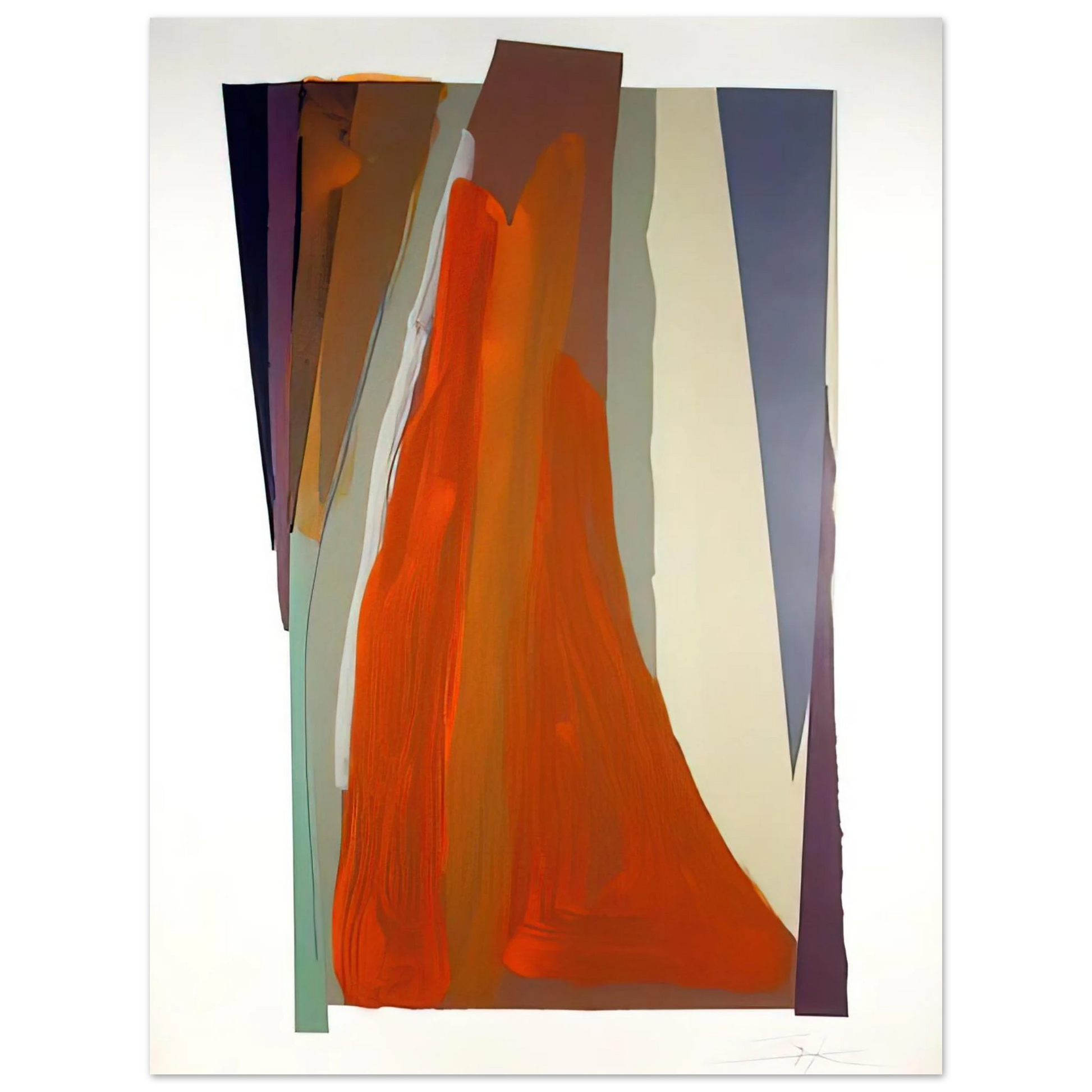 Larry Zox - Untitled 9 - 1979 Fine Art Poster - Default Title