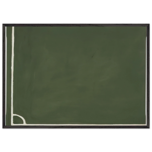 3 Hoeken III - 1971 N2 - Raoul De Keyser Framed Art Print – Black Wooden Frame - Default Title - -Framed Art Print