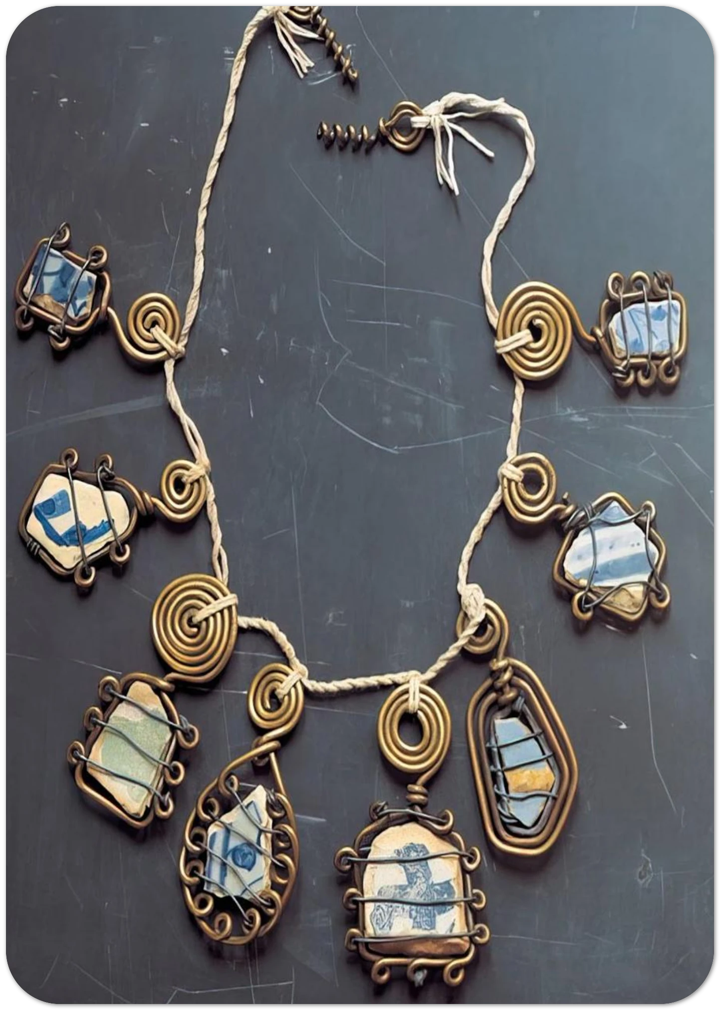 NECKLACE 1930 0 By Alexander Calder Pack of 10 Post Cards | Alexander Calder Post Cards | A6 (10.5 x 14.8 cm) - 4.1 x 5.8 inches