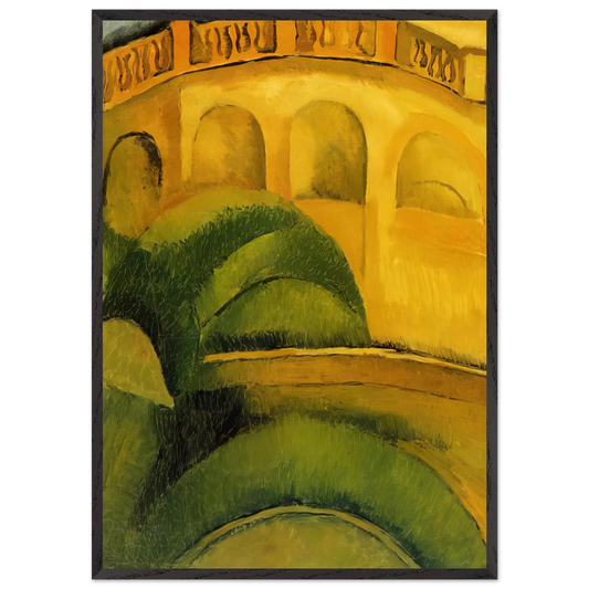 ARCADES AT L ESTAQUE 1908 - Raoul Dufy Framed Art Print – Black Wooden Frame - Default Title - -Framed Art Print