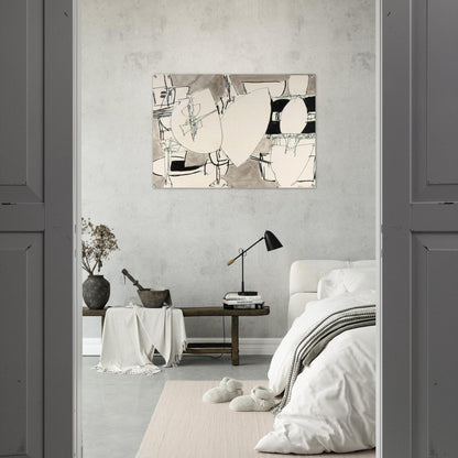 Inner Space - 1952 - Gene Davis Acrylic Print - 70x100 cm / 28x40″ inches | Gene Davis Wall Art | Gene Davis Prints