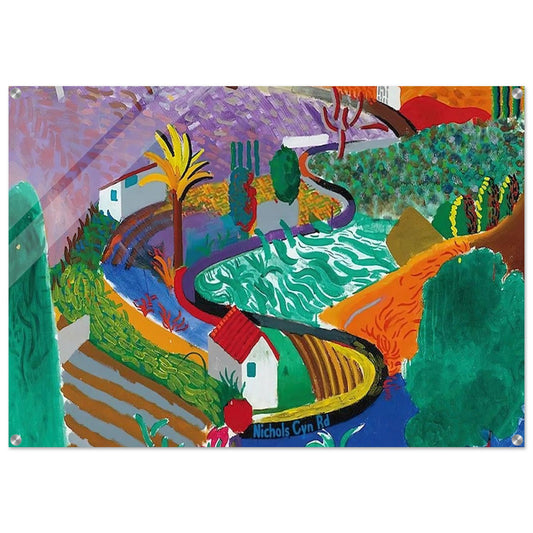 David Hockney - David Hockney Acrylic Print - 70x100 cm / 28x40″ inches | David Hockney Wall Art | David Hockney Prints