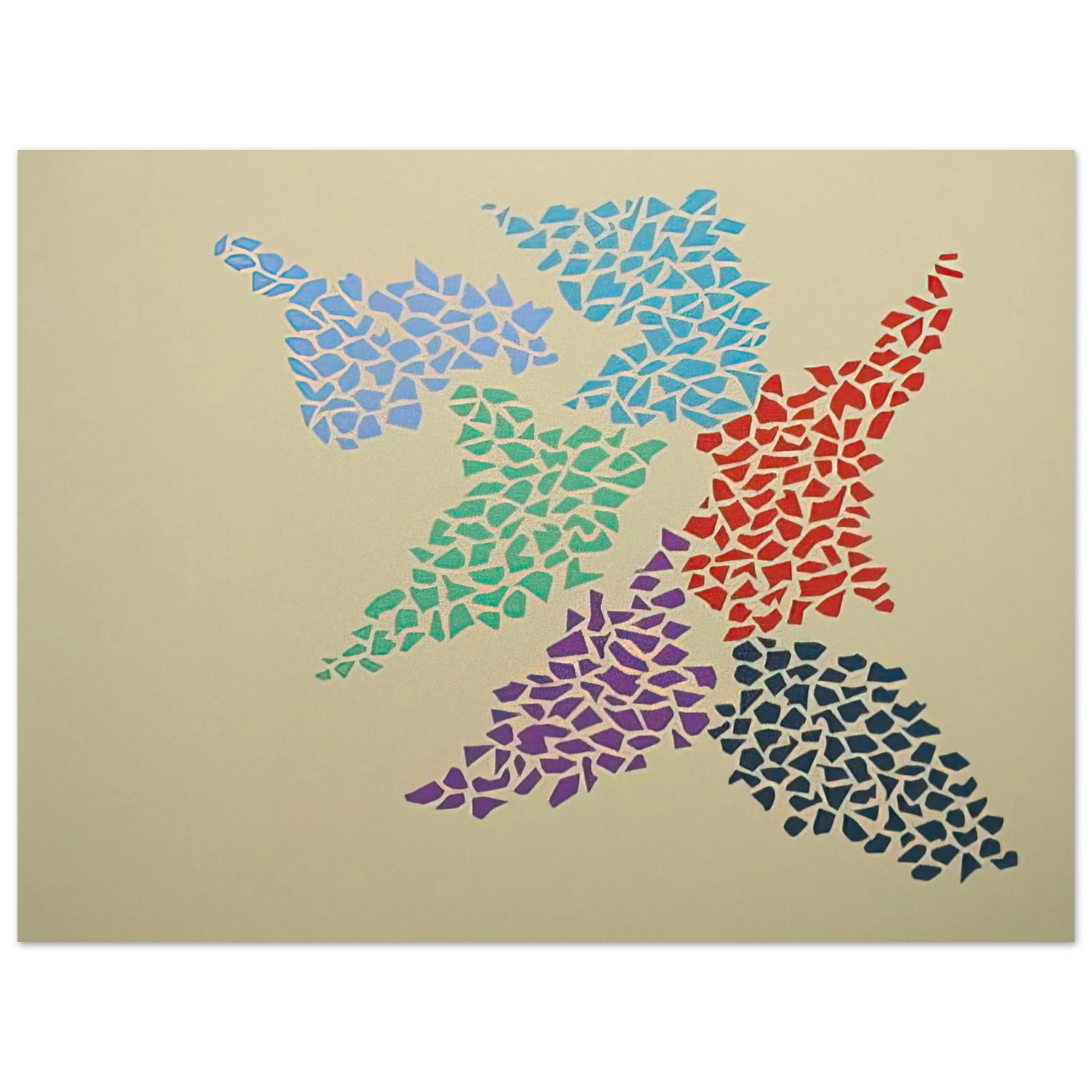 Robert Goodnough - Confetti Pattern - 1973 Fine Art Poster - Default Title