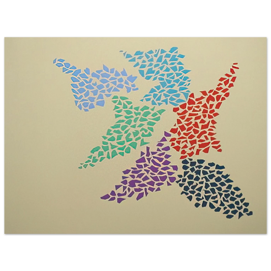 Robert Goodnough - Confetti Pattern - 1973 Fine Art Poster - Default Title