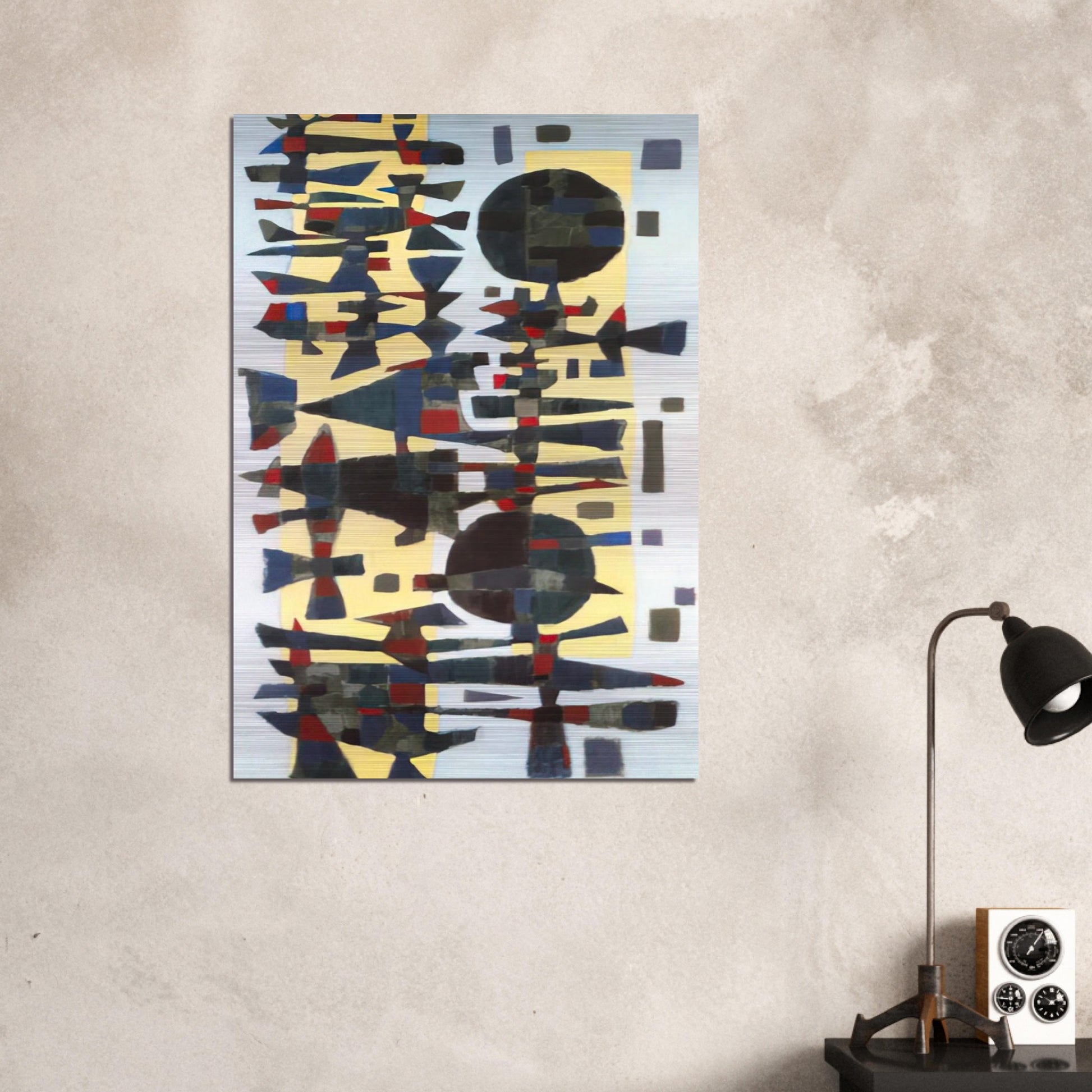 Fête en Zeeland - 1955 - Alfred Manessier Brushed Aluminum Print - 70x100 cm / 28x40 inches | Alfred Manessier Aluminum Print | Alfred Manessier Prints