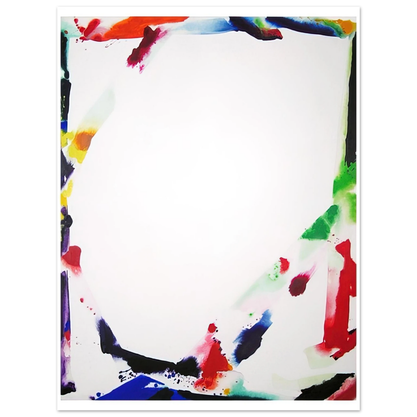 Sam Francis - Her Blue Surround  SFP71-18  Fine Art Poster - Default Title