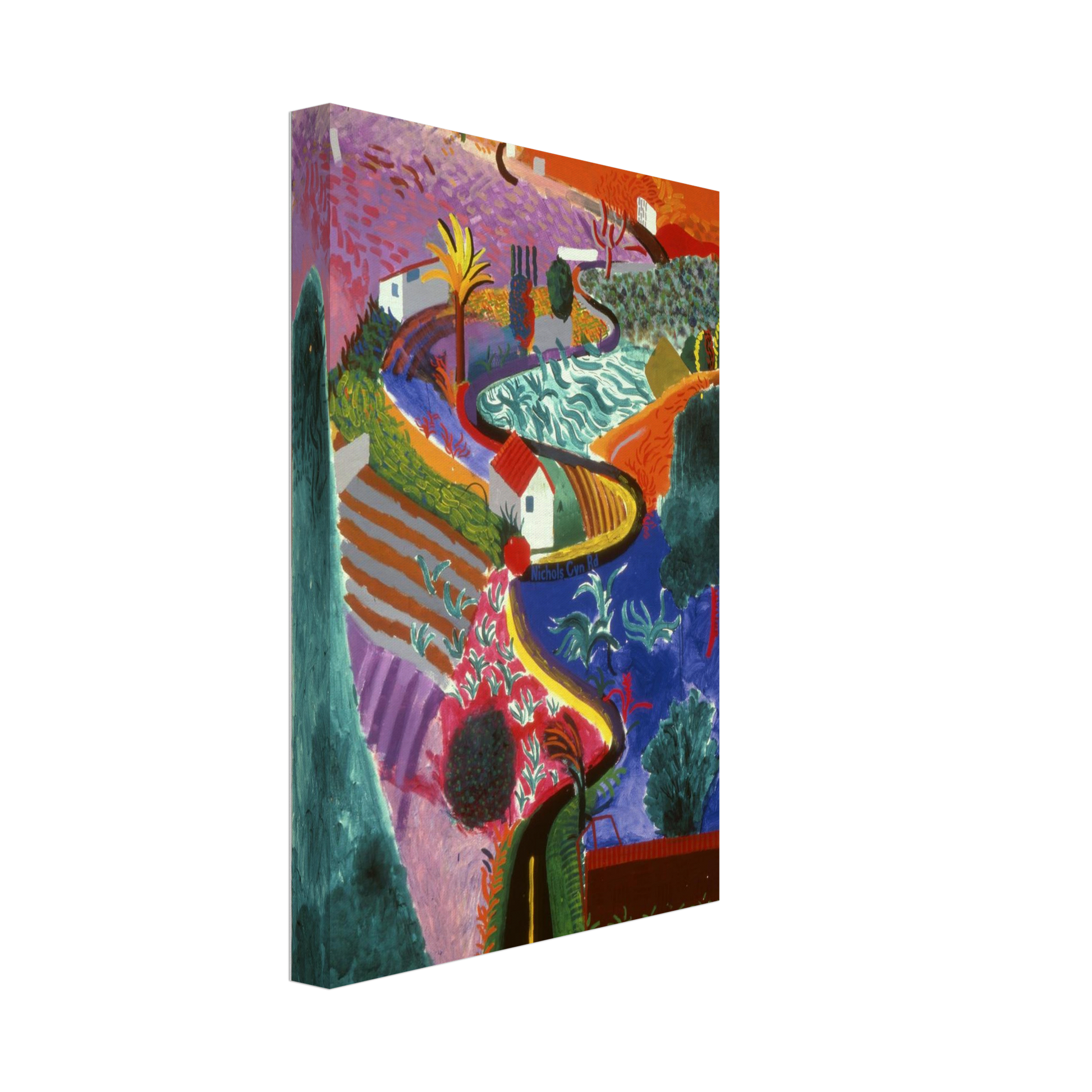 David Hockney Inspired Canvas Trio – Iconic Pop Art Bundle (Set of 3)