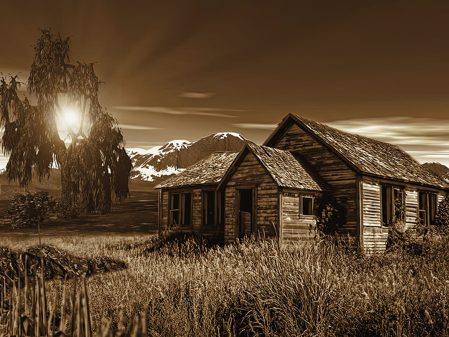Days of Yore Art Print | Museum-Quality Fine Art Print | RedKalion