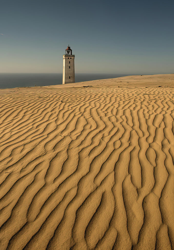 Desert Lighthouse Art Print | Premium Fine Art Print | RedKalion