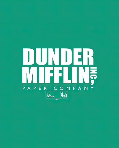 Dunder Mifflin Logo Art Print | The Office Premium Fine Art Print | RedKalion