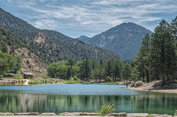 Eagle Rock Lake New Mexico Art Print | Premium Fine Art Print | RedKalion